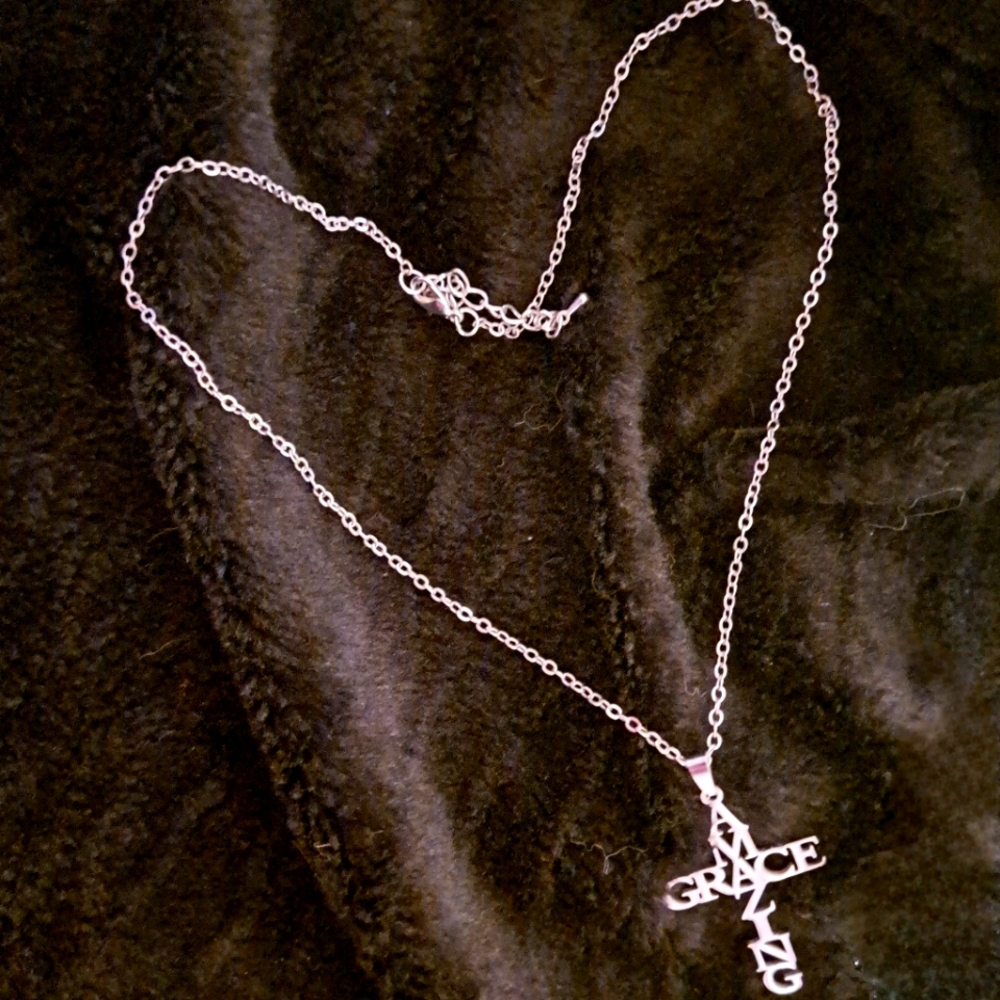 Amazing Grace Cross Neclace